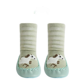 Non-Slip Baby Socks | Cute Animal Print Design