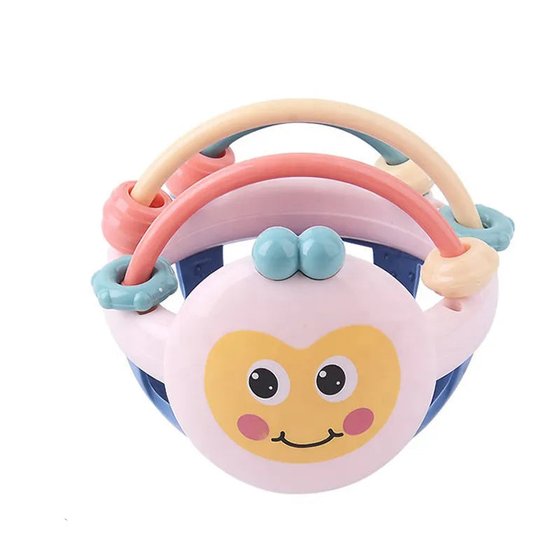 Teething Ball Toy | Spherical Design with Curved Loops