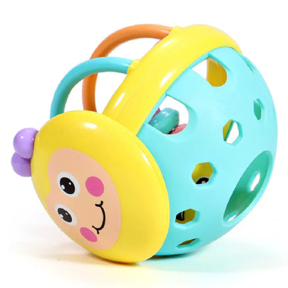 Teething Ball Toy | Spherical Design with Curved Loops