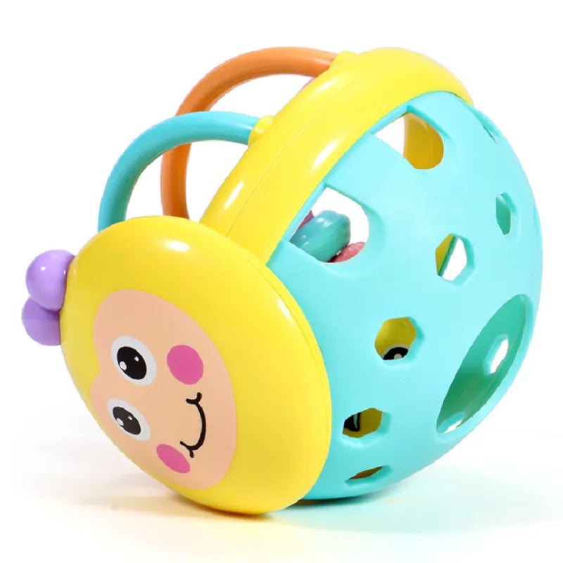 Teething Ball Toy | Spherical Design with Curved Loops