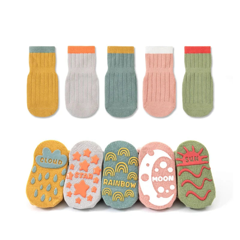 Non-Slip Toddler Socks | Comfortable Grip for Active Feet