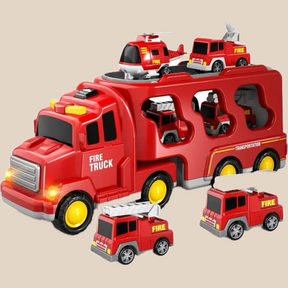 Double Decker Truck Playset | Mini Vehicles and Music Function