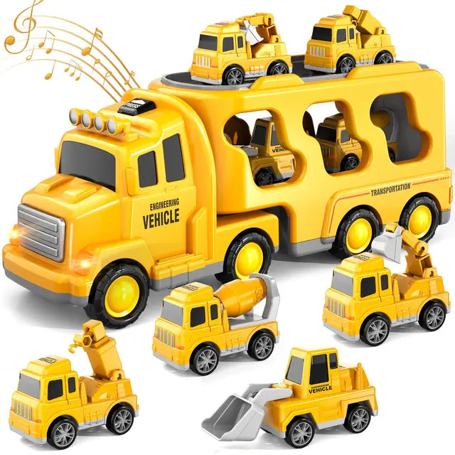 Double Decker Truck Playset | Mini Vehicles and Music Function