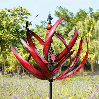 Wind-Powered Garden Spinner | Durable Metal Kinetic Sculpture