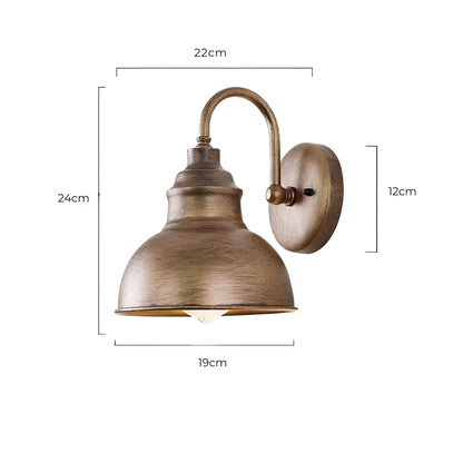 Vintage Outdoor Lantern | Weather-Resistant Rustic Wall Light