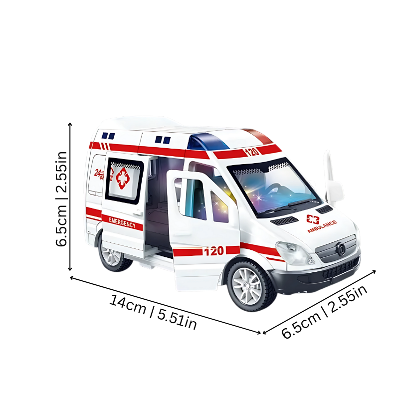 Rescue Vehicle Toy | Realistic Sounds and Lights