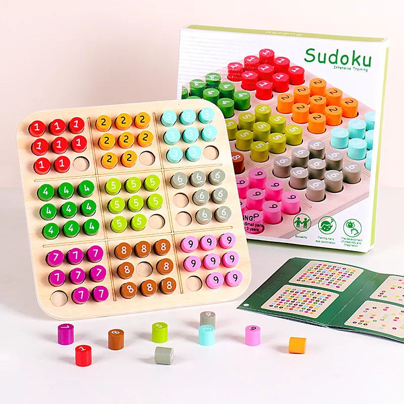 Wooden 3D Sudoku Puzzle | Handmade Educational Game for Kids