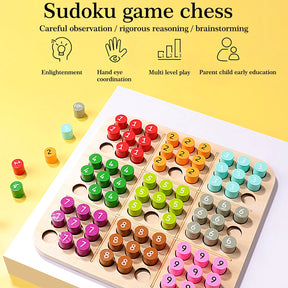 Wooden 3D Sudoku Puzzle | Handmade Educational Game for Kids