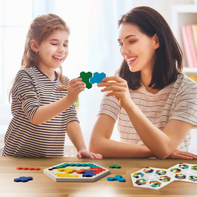 Wooden Hexagon Puzzle | Enhances Problem-Solving Skills