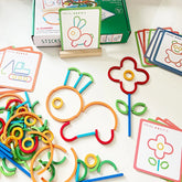 Wooden Shape Puzzle Toy | Colorful 120-Piece Learning Fun