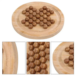 Wooden Chess and Checkers Set | Compact Travel Game for Family Fun
