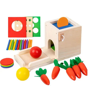 Wooden Sorting Toy Set | Develops Skills Through Fun Activities