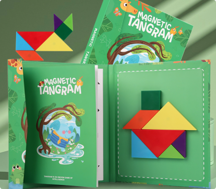 Wooden Tangram Puzzle Set | Boosts Creativity and Problem-Solving Skills