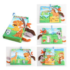 Interactive Sensory Baby Book | Soft Cotton for Development