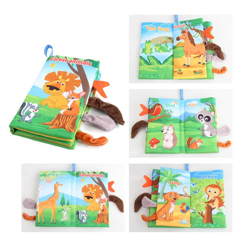Interactive Sensory Baby Book | Soft Cotton for Development