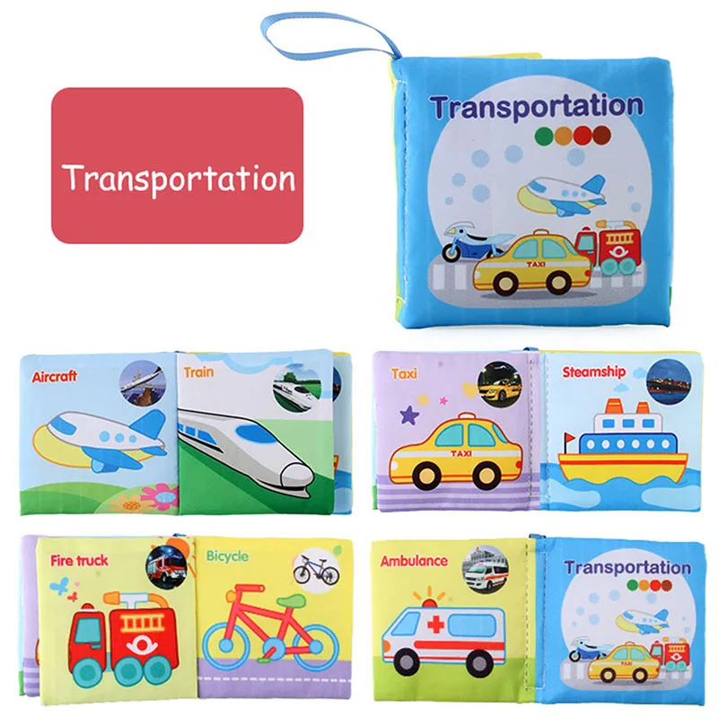Interactive Sensory Baby Book | Soft Cotton for Development