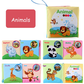 Interactive Sensory Baby Book | Soft Cotton for Development