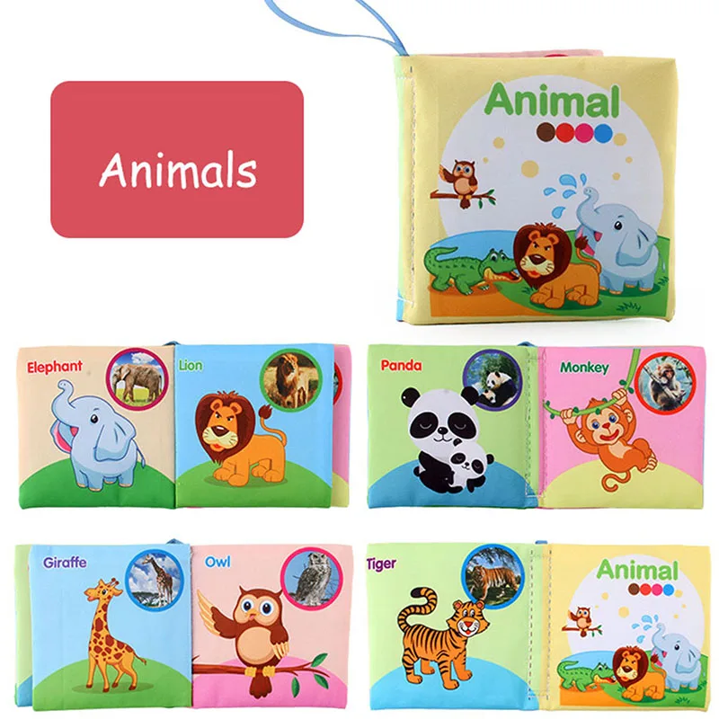 Interactive Sensory Baby Book | Soft Cotton for Development