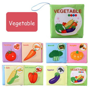 Interactive Sensory Baby Book | Soft Cotton for Development