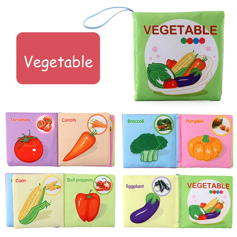 Interactive Sensory Baby Book | Soft Cotton for Development