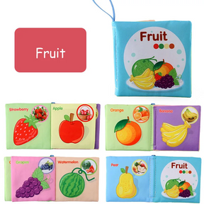 Interactive Sensory Baby Book | Soft Cotton for Development