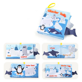 Interactive Sensory Baby Book | Soft Cotton for Development