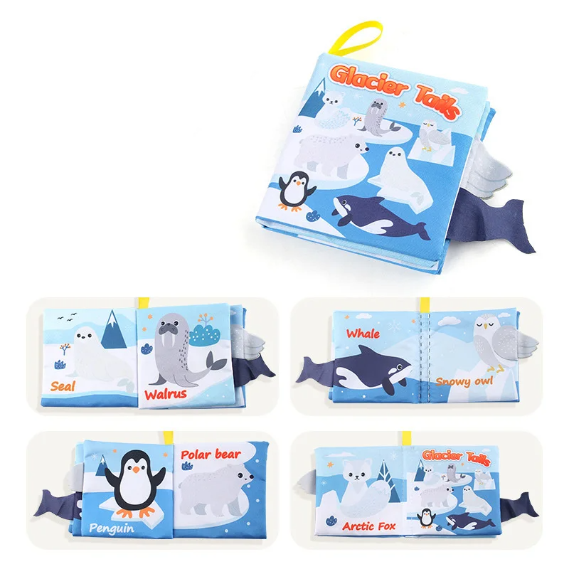 Interactive Sensory Baby Book | Soft Cotton for Development