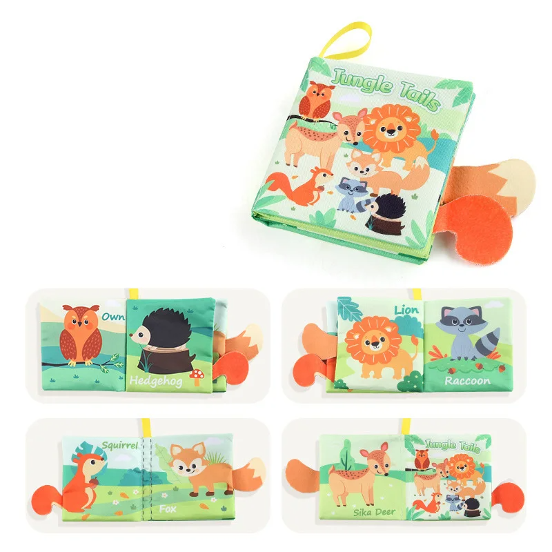Interactive Sensory Baby Book | Soft Cotton for Development