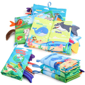 Interactive Sensory Baby Book | Soft Cotton for Development