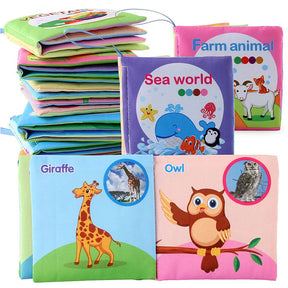 Interactive Sensory Baby Book | Soft Cotton for Development