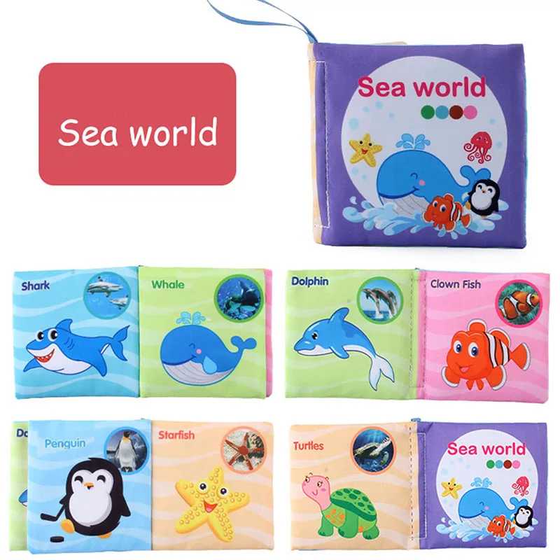 Interactive Sensory Baby Book | Soft Cotton for Development