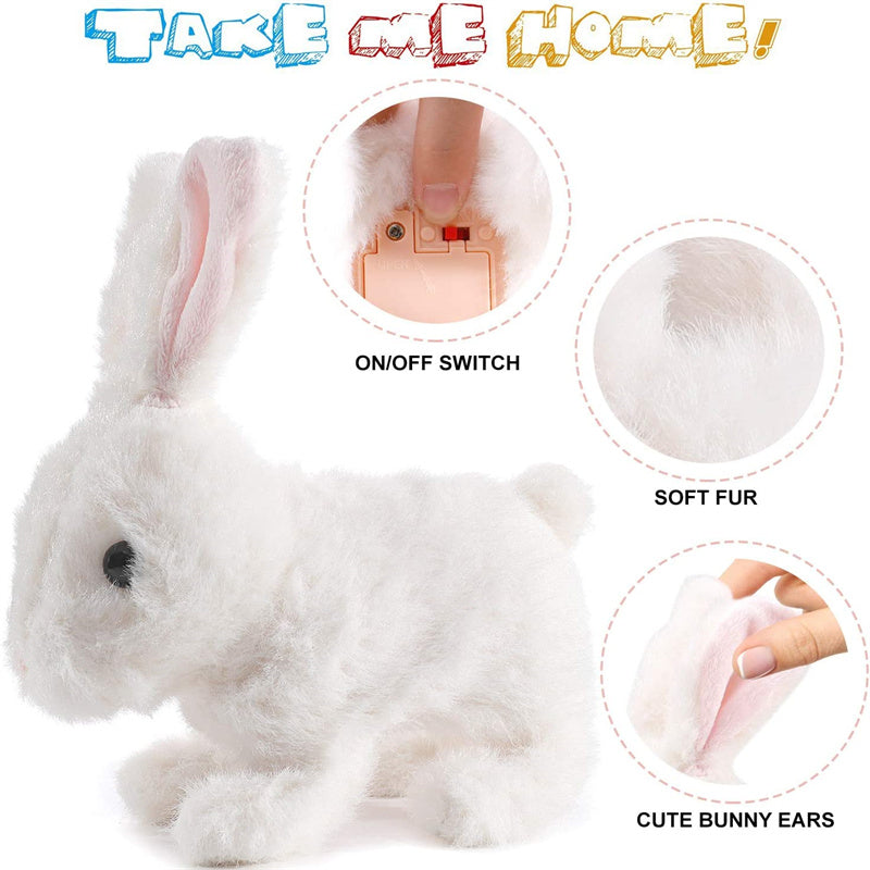 Interactive Bunny Plush Toy | Engaging Touch and Sound Features