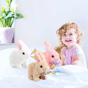 Interactive Bunny Plush Toy | Engaging Touch and Sound Features