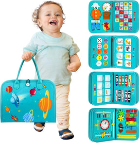 Toddler Activity Fabric Book | Develops Motor Skills Through Sensory Play