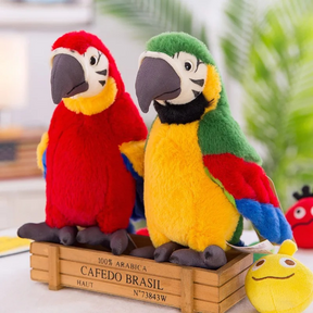 Interactive Talking Parrot Toy | Soft Plush Voice Mimics