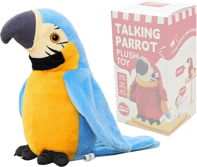 Interactive Talking Parrot Toy | Language Development with Movable Wings