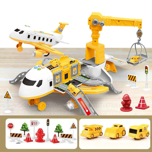 Interactive Toy Plane Set | Engaging Play with Road Accessories