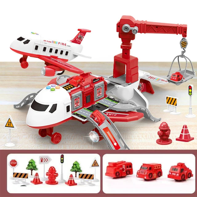 Interactive Toy Plane Set | Engaging Play with Road Accessories