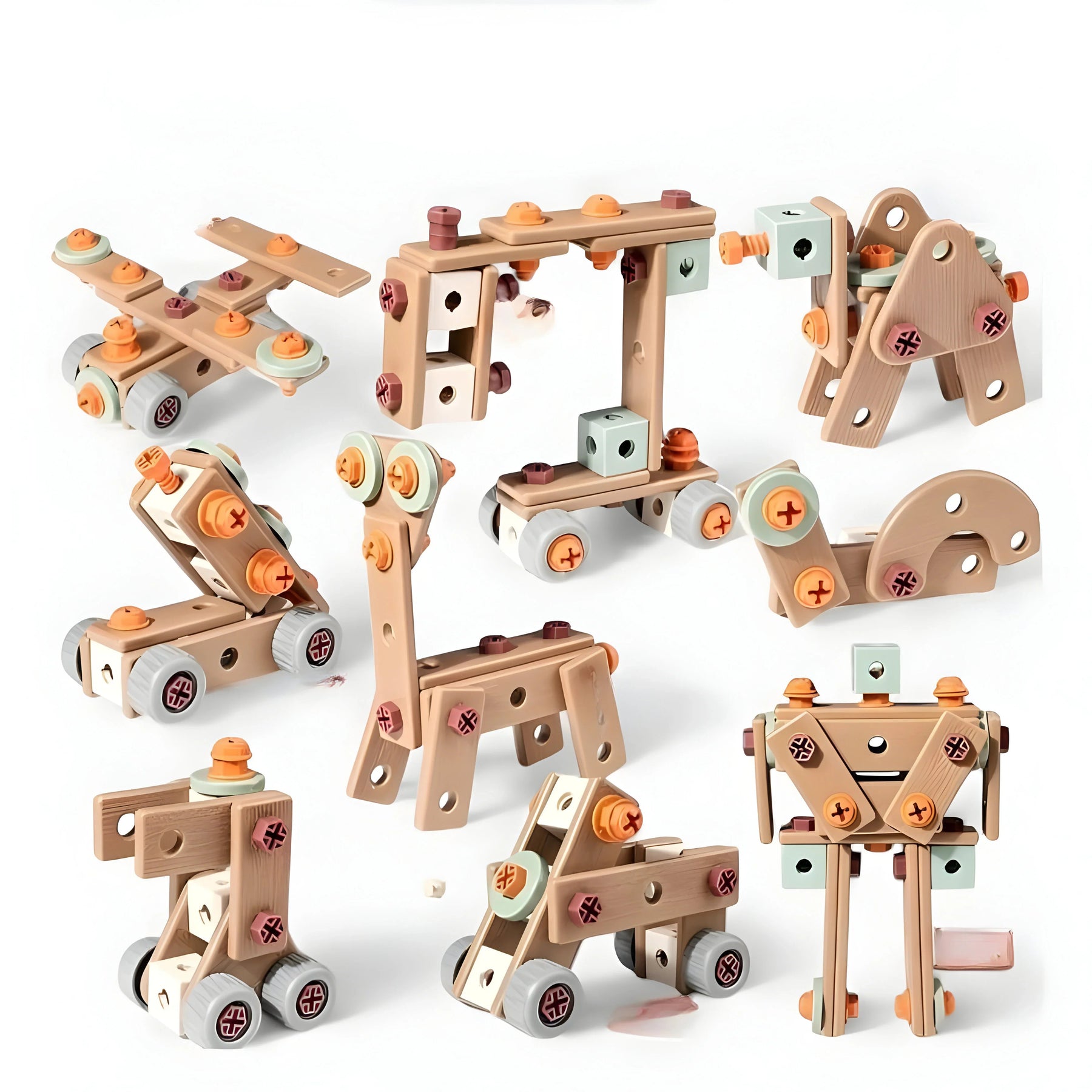 Kids' Building Tool Set | 100+ Components for Creative Play