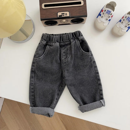 Kids Relaxed Fit Denim Jeans | Comfy Cotton for Active Play