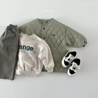 Boys' Warm Quilted Jacket | Stylish Cotton for Cold Days