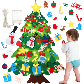 Children's Christmas Tree Set | Safe Fun with 32 Ornaments