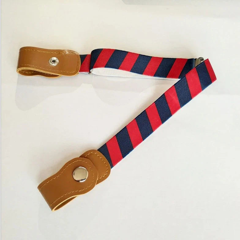 Adjustable Elastic Kids Belt | Flexible No-Buckle Design for Comfort