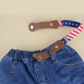 Adjustable Elastic Belt for Kids | Flexible, No-Buckle Design for Comfort