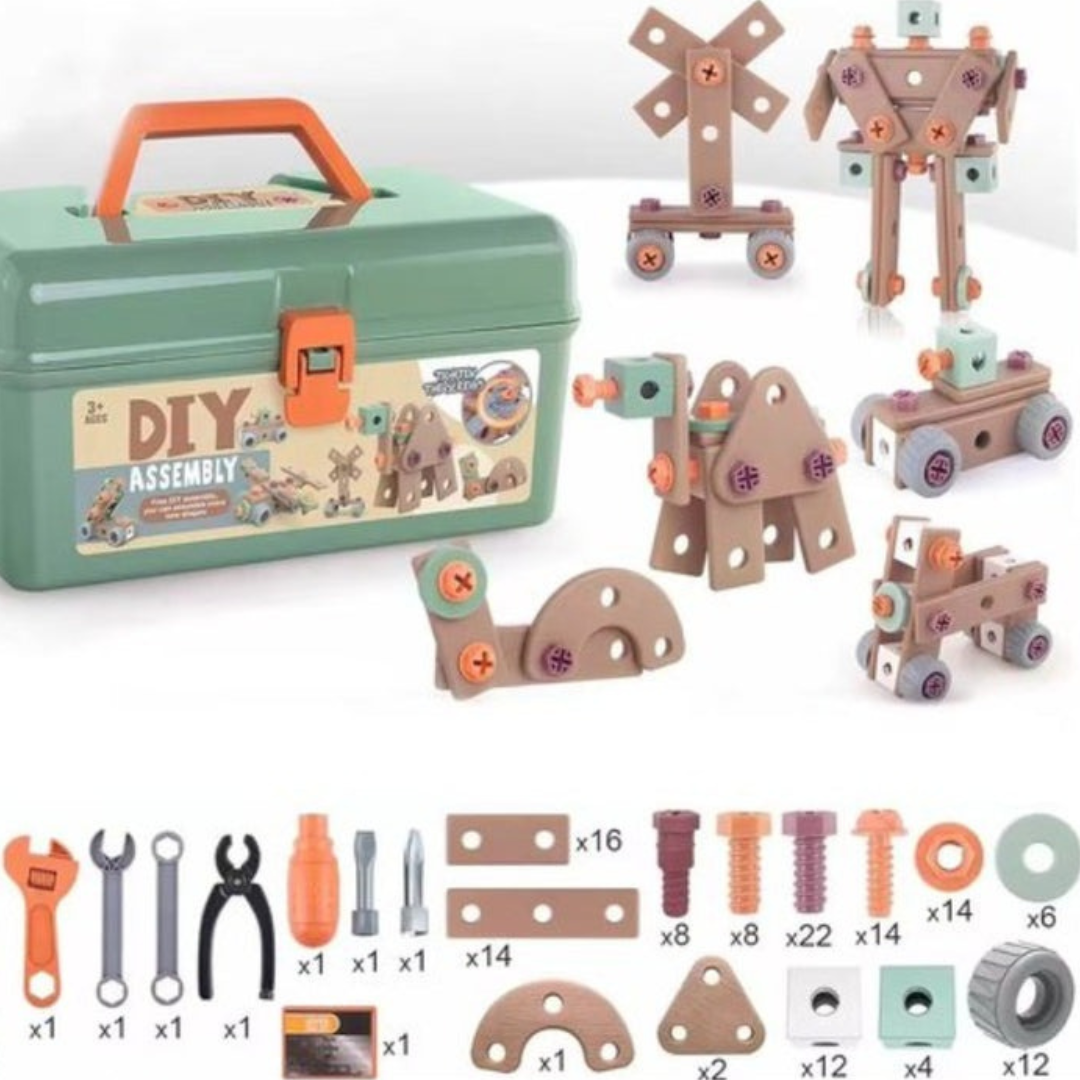 Kids Construction Tool Set | Safe Learning for Ages 3+