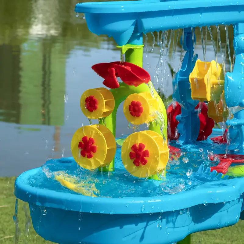 Kids’ Sand and Water Play Table | Durable 3-in-1 Outdoor Fun