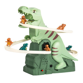 Dinosaur Race Track Set | Automatic Climbing Cars with LED Lights