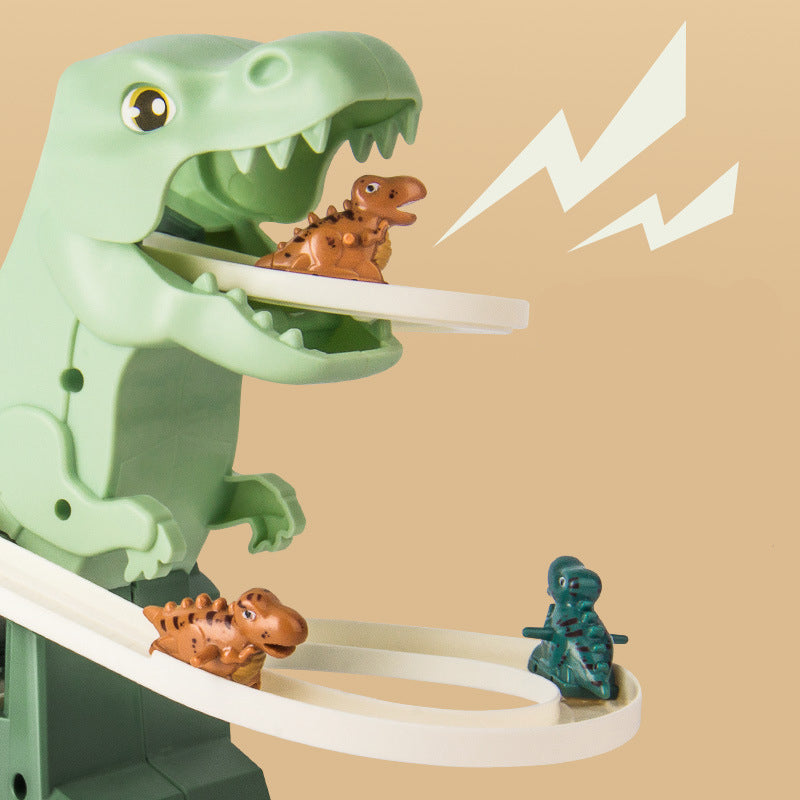 Dinosaur Race Track Set | Automatic Climbing Cars with LED Lights