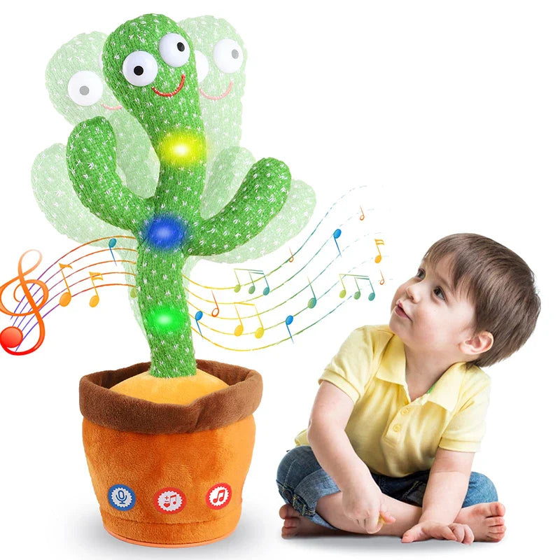 Interactive Plush Cactus Toy | Talking, Dancing, Soft Home Decor