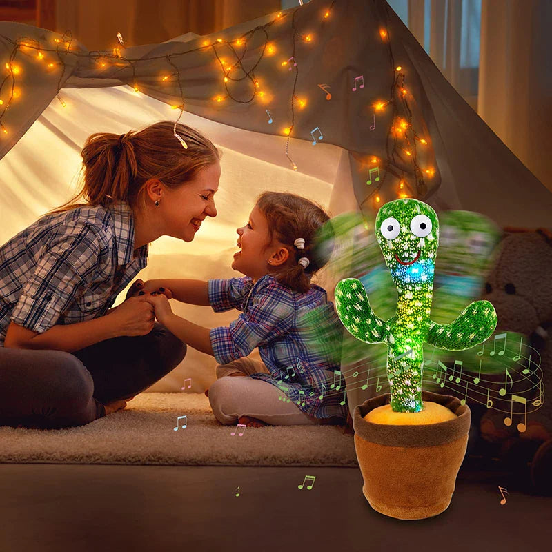 Interactive Plush Cactus Toy | Talking, Dancing, Soft Home Decor